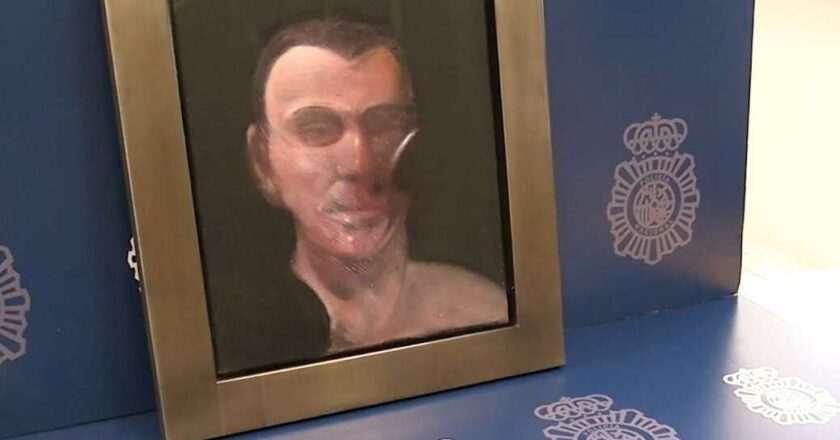 Detenido en Madrid por la recepción de un valioso cuadro de Francis Bacon robado en 2015