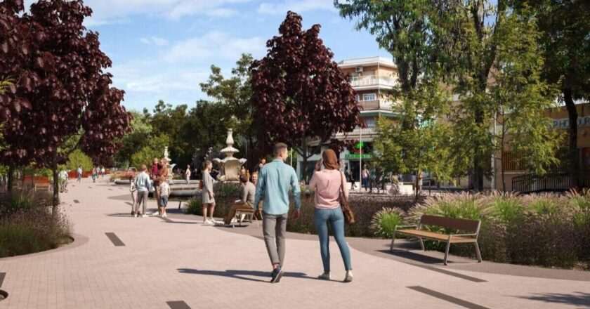 El bulevar de Vallecas se transformará esta primavera con versos de Lorca en su pavimento