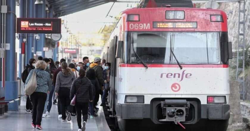 Interrupción del servicio de Cercanías entre Príncipe Pío y Pinar de las Rozas por obras hasta el 3 de marzo
