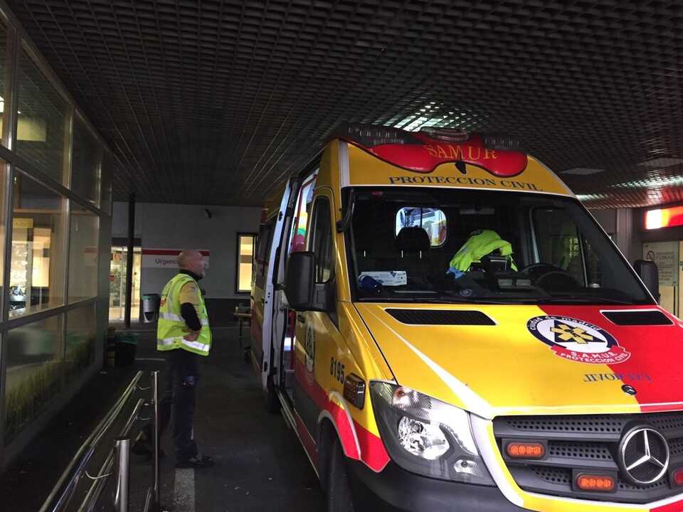 Joven sufre lesiones graves tras accidente en bicicleta en Madrid