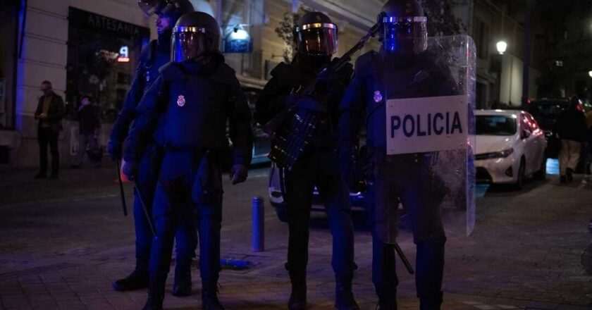 Detenciones en Madrid tras la manifestación de Núcleo Nacional