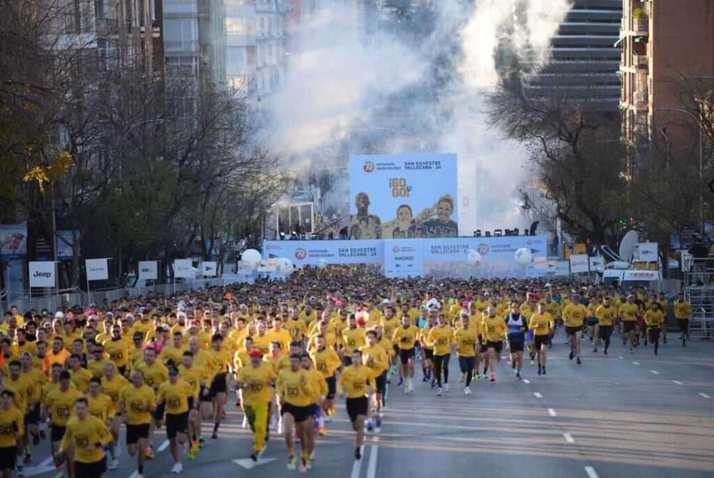 Tráfico interrumpido en Madrid: ¡Prepárate para la San Silvestre Vallecana!