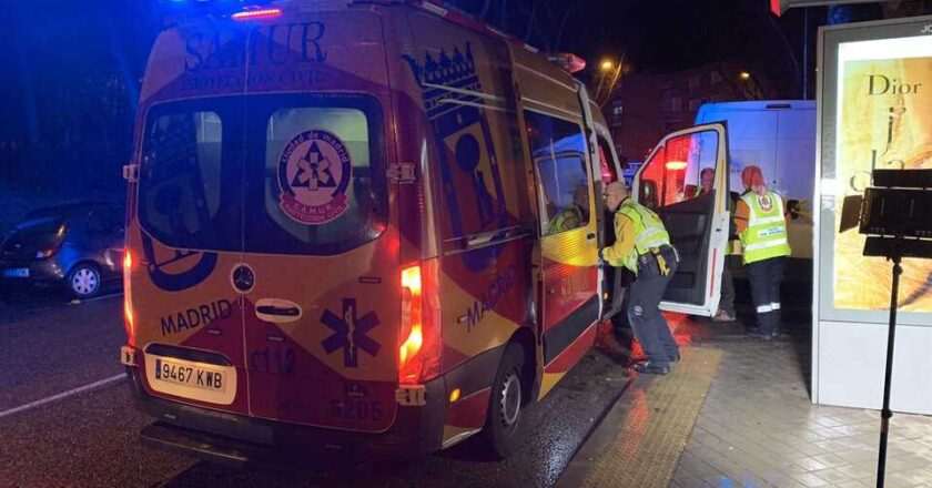 Accidente en la M-30 deja tres personas heridas