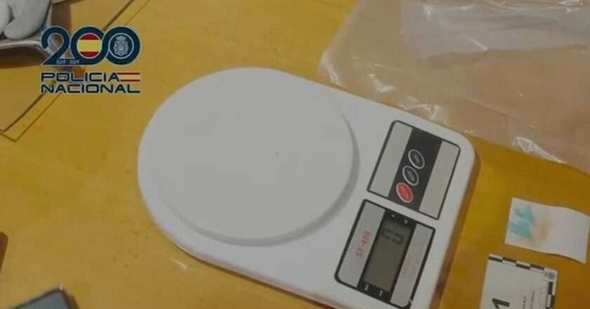 Desmantelan un narcopiso en San Blas con más de un kilo de cocaína incautada