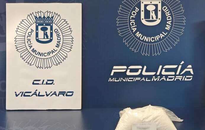 Arresto en Vicálvaro por tenencia de casi un kilo de ketamina