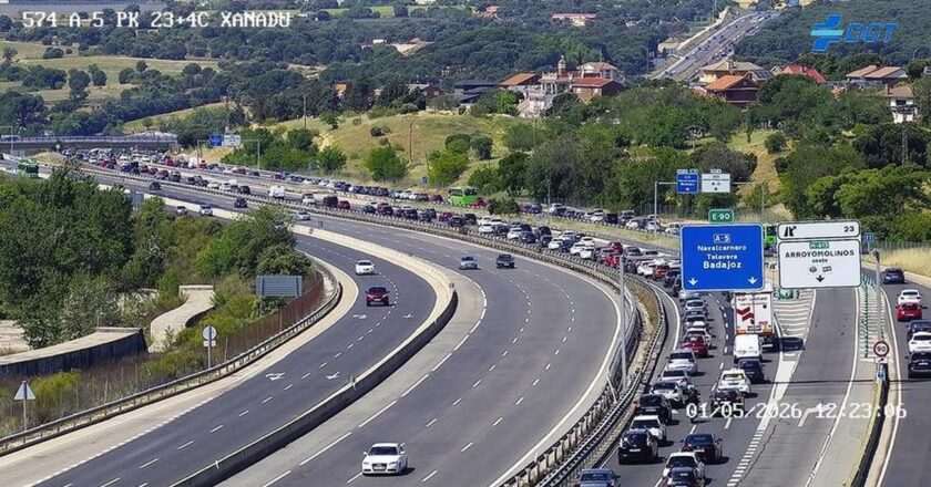 Retenciones en las Principales Salidas de Madrid Este Viernes por la Mañana