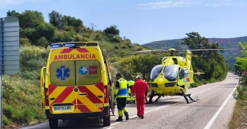 Trágico accidente en la M-134: Motorista fallece tras chocar con un coche en Patones