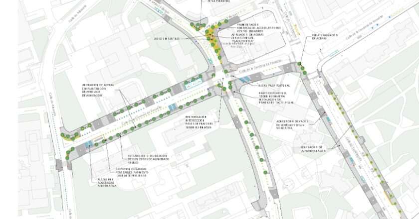 El Ayuntamiento inicia la transformación de la intersección Condesa de Venadito–Martínez Villergas