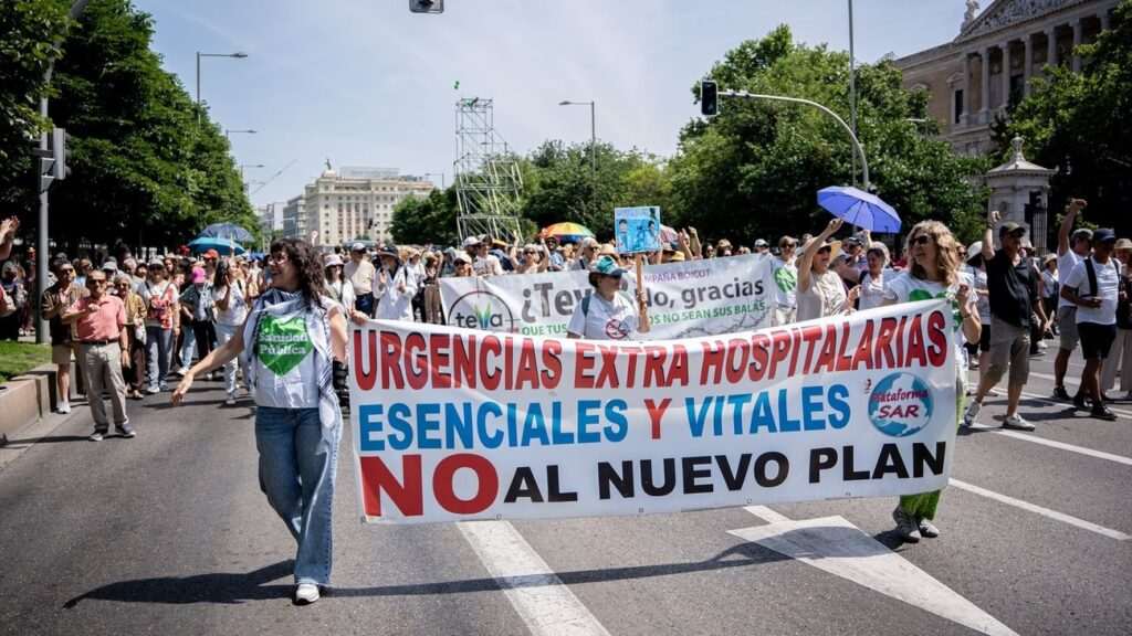 Masivas manifestaciones en Madrid por la defensa de la Sanidad Pública: ¡Únete al movimiento!