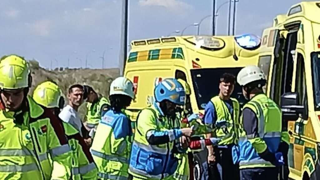 Accidente en la M-50: Cuatro vehículos colisionan y dejan cinco heridos, uno de ellos grave en Paracuellos