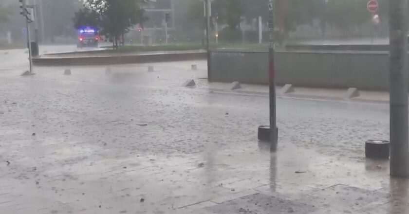 Impactante tormenta de verano sorprende a Madrid en medio de la ola de calor