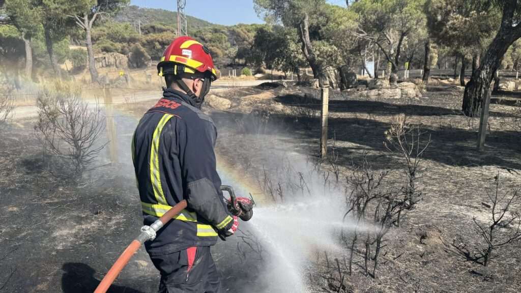 Incendio en la Sierra Madrileña: Más de 20 Dotaciones Luchan para Controlar la Situación sin Reproducciones