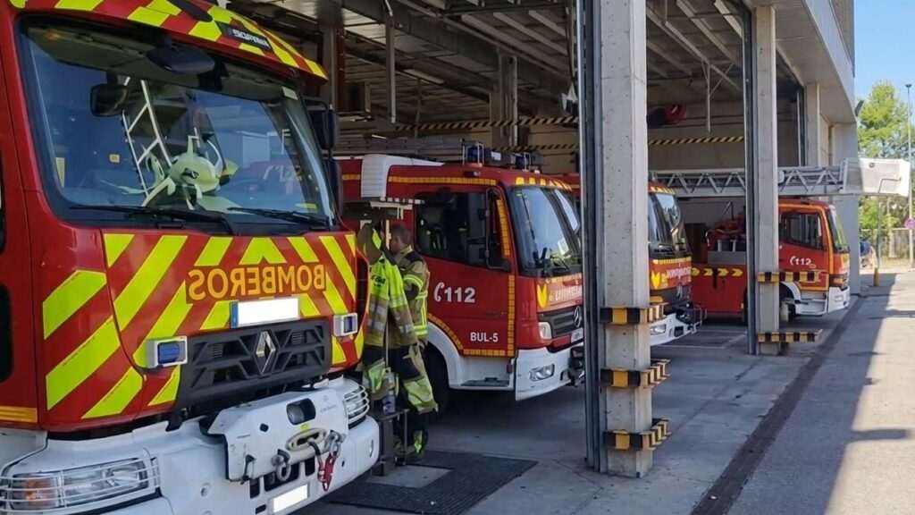 Protestas de Bomberos de Alcorcón por su Integración en el Servicio Regional de Extinción de Incendios