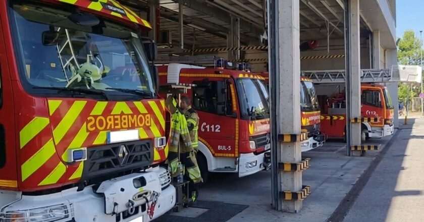 Protestas de Bomberos de Alcorcón por su Integración en el Servicio Regional de Extinción de Incendios