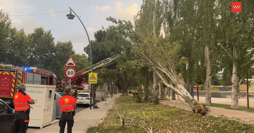 Tormentas en Madrid: más de 70 intervenciones de bomberos