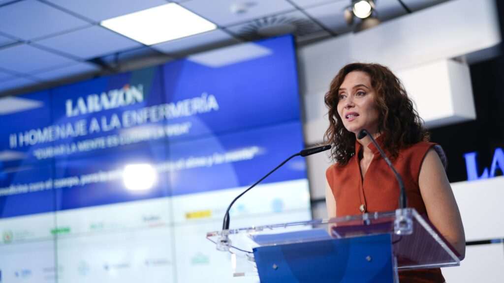 Díaz Ayuso destaca la importancia de la Enfermería en la creciente crisis de salud mental en la sociedad actual