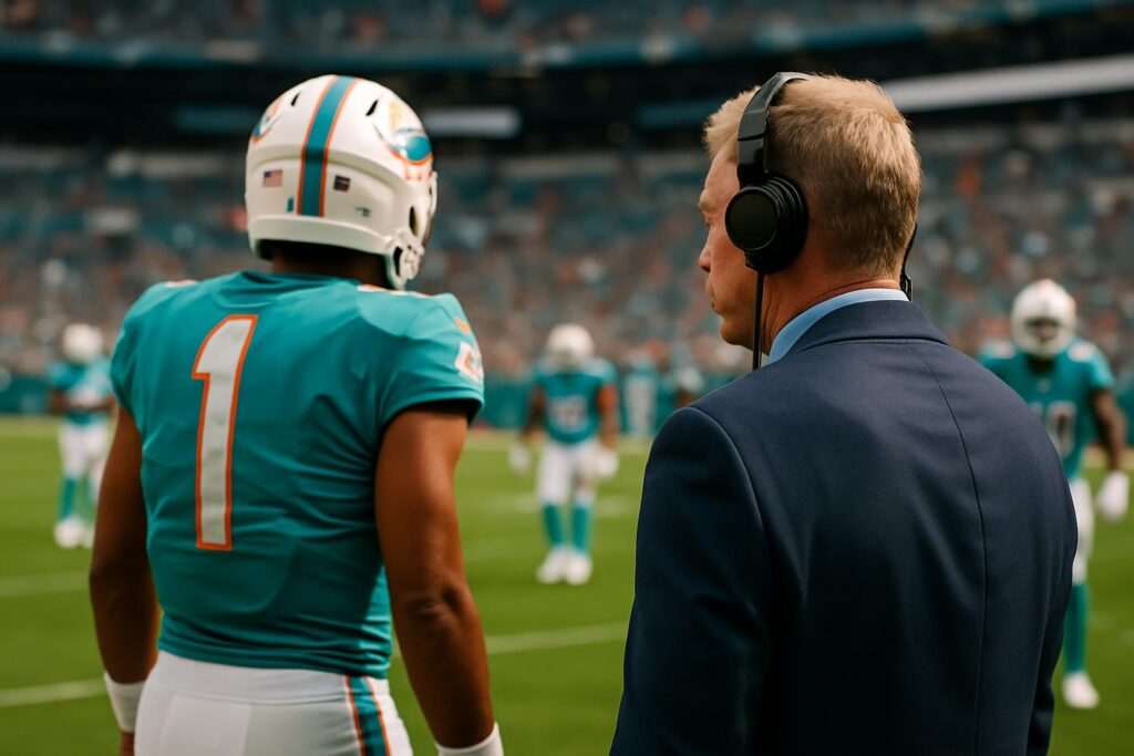 El papel de Troy Aikman en los Dolphins influye en su futuro como comentarista
