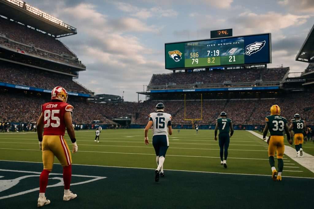Los 49ers superan a los Seahawks, los Jaguars sorprenden a los Eagles y los Packers aplastan a los Bears: lo que sucedió en la semana cinco de la NFL